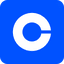 White "C" logo on a blue square background.
